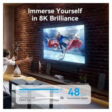 Vention Adaptador 8K HDMI Macho a HDMI Hembra AIVH0 Azul Vention Adaptador 8K HDMI Macho a HDMI Hembra AIVH0 Azul